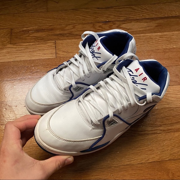 Mens Nike Air Flight 89 True Blue Shoes (2020) - Picture 4 of 14